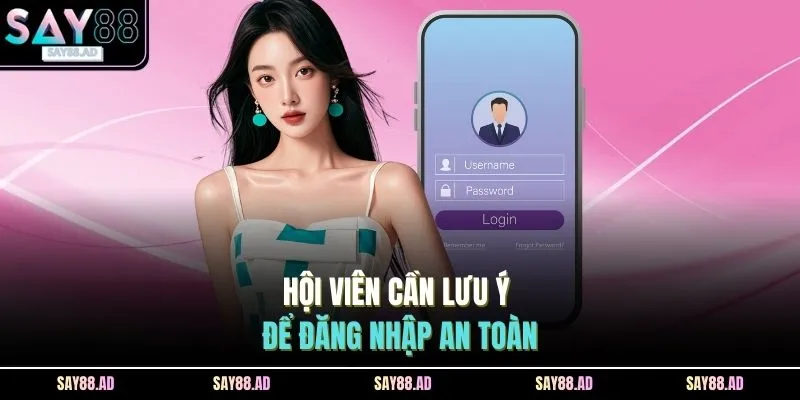 Đăng Nhập SAY88 4 Hội viên cần lưu ý để đăng nhập an toàn